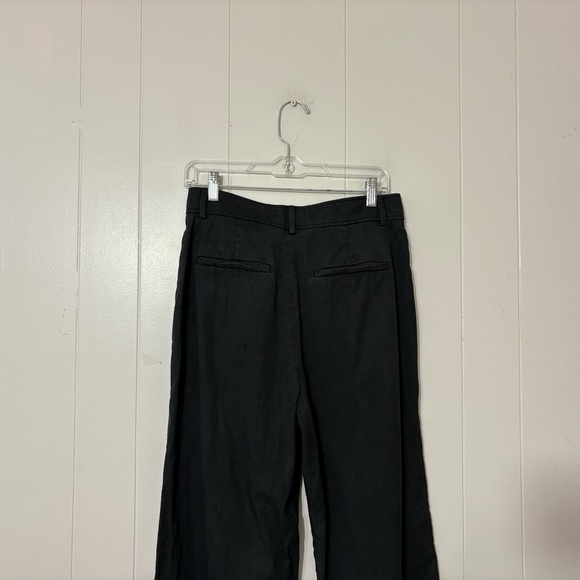 Everlane Way-High Drape Pants Black Size 6 | High Rise Wide Leg Trouser - Picture 6 of 10